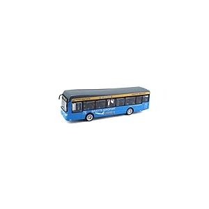 Bburago | City Bus | Navette aéroport à Portes ouvrantes | Reproduction de Miniatures à échelle 1/64 | Rouge | Jouet pour Enfant dès 3 Ans - à Collectionner | 32103