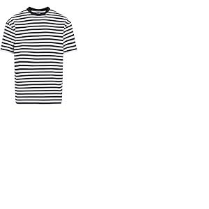 Urban Classics T-Shirt Regular Ray&eacute; Homme T-Shirt Manches Courtes Noir/Blanc 4XL