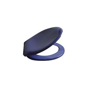 MSV 140417 Abattant WC Thermo-Dur avec Charnière Plastique Polypropylène/INOX Violet 37 x 44 x 4,5 cm