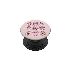 Écrevisse écrevisse, Fille, Coquette, nœud Rose, Maman PopSockets PopGrip Adhésif