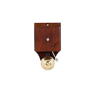 zaMel Sonnette de porte filaire électromécanique de haute qualité, boîtier en plastique, facile à monter, fiable, sensationnel, finitions soignées, rétro 8 V foncé DNT-971-CIM Sundi. Zamel