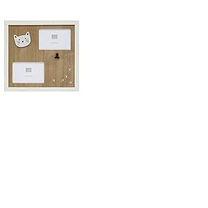 Deknudt Multivue en Blanc avec Passe-Partout en Bois pour 2 Photos Taille Image 9,0 x13,0 cm;10,0 x10,0 cm;10,0 x15,0 cm;13,0 x13,0 cm;13,0 x18,0 cm;