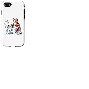 Chat Tatouage Chat Dr&ocirc;le Meme Encres Kitty Humour Tatoueur Artiste Coque pour iPhone SE (2020) / 7/8