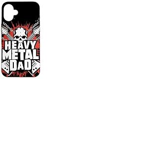 Heavy Metal Dad Musique Rock Père Coque pour iPhone 16 Plus