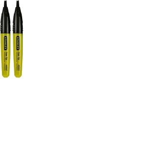 STANLEY 1-47-329 Mini-marqueur pointe fine Container- Coloris al&eacute;atoire (Lot de 2)