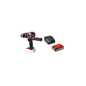 Einhell Professional Perceuse Visseuse à percussion sans fil TE-CD 18 Li-i BL Solo Power X-Change (Li-ion, 18V, moteur sans charbon, Couple 60 Nm) avec Chargeur et Batterie 4,0Ah PLUS