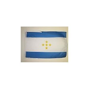 AZ FLAG - Drapeau Tahiti indépendantiste - 45x30 cm - Pavillon Tahitien Nationaliste - Polynésie Française 100% Polyester Avec Deux Cordelettes - 20g