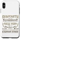 T-Shirt Gunsmithing We Do Precision Guess Work Cool Gunsmith Coque pour iPhone XS Max