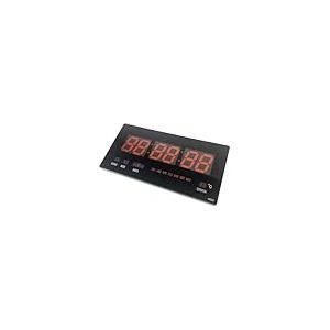 tempo di saldi Horloge Murale à LED numérique avec Date et Thermostat à température réduite