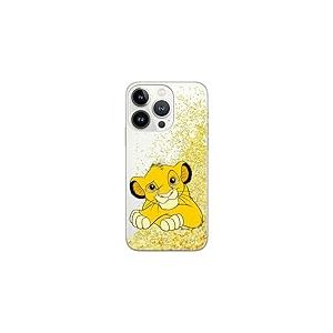 ERT GROUP Coque de t&eacute;l&eacute;phone Portable pour Apple Iphone 13 Pro Max Original et sous Licence Officielle Disney Motif Simba & Friends 009, avec Effet de d&eacute;bordement de Paillettes
