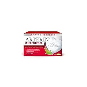 Arterin Cholestérol - Complément Alimentaire à base de Plantes, de Stérols Végétaux ajoutés et de Vitamine C - 30 Comprimés