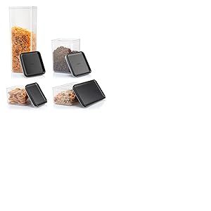 BODUM CANTEEN Set de 12 bocaux de conservation, 4 x 1L / 2 x 1.2L / 4 x 0.5L / 2 x 2.6L