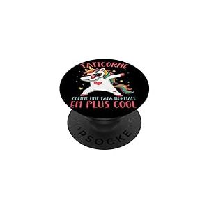 Taticorne Humour Tante Licorne Dab Cadeau Tata Tatie PopSockets PopGrip Adh&eacute;sif