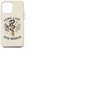 Long Live Rad Femme Serpent Dague Lune Floral Coque pour iPhone 12 Pro Max