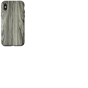 Faux Bois 3 (Imitation Bois) Coque pour iPhone X/XS
