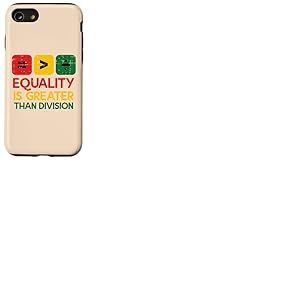 L'histoire des Noirs, l'&eacute;galit&eacute; est sup&eacute;rieure &agrave; la Division : Femmes, Hommes, Enfants Coque pour iPhone SE (2020) / 7/8