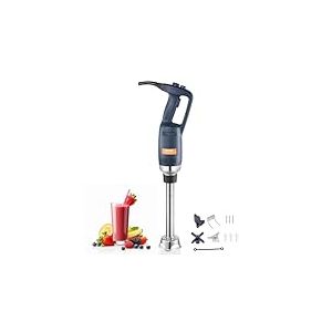 VEVOR Mixeur Plongeant Commercial 350 W, M&eacute;langeur &agrave; Main Immersion Tige de 305 mm, Mixeur Portable Vitesse Variable en Continu, avec Lame en Acier Inoxydable, pour Soupe Sauce Pur&eacute;e Aliments Cr&egrave;me