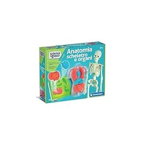 Clementoni Science & Jeu Lab &ndash; Anatomie Squelette et Organes, Jeu Scientifique pour Enfants 7 Ans pour d&eacute;couvrir Le Corps Humain, fabriqu&eacute; en Italie, Langue Italienne, 19414