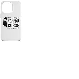 Je Ne suis Pas Parfait mais Corse Cadeau T&ecirc;te De Maure Coque pour iPhone 13 Pro