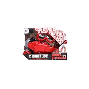 Les Pros du Bricolage - Disqueuse - Bricolage - 092204 - Noir - Plastique - Jeu d'Imitation - Travaux - Construire - Jouet Enfant - Boite À Outils - À Partir de 3 Ans