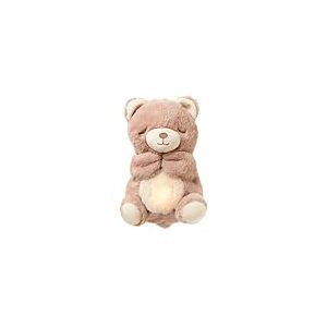 Nuby Mon Doudou Ours Apaisant - Bonne Nuit Peluche - Peluche Veilleuse B&eacute;b&eacute; Musicale et Lumineuse - Veilleuse Doudou Bruit Blanc B&eacute;b&eacute; - Cadeau Naissance Fille et Gar&ccedil;on Nouveau n&eacute;
