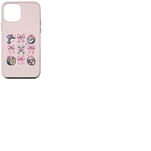 Clé à molette pour Roues de Voiture avec nœud Rose Coque pour iPhone 12 Mini