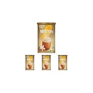 NESCAFE Cappuccino Vanille - Caf&eacute; Soluble Instantan&eacute; - Grains Arabica & Robusta - Bo&icirc;te En Papier De 276 g (Lot de 4)