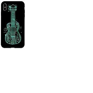 Ukulélé Dessin Guitalele Coque pour iPhone XS Max
