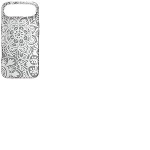 Gris Mandala Fleur Motif Floral Boh&egrave;me Chic Coque pour iPhone Air