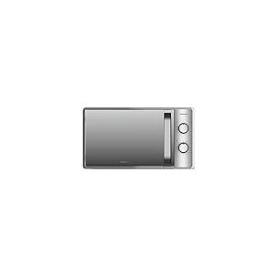 Cecotec Four à micro-ondes avec grill Grandheat 3160 miroir de 20 litres, 700 W, 6 niveaux de puissance, revêtement iTech Anti-Dirt et technologie 3DWave, mode décongélation, minuterie, porte miroir