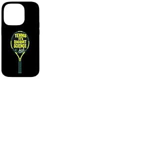 Science de la raquette de tennis Coque pour iPhone 14 Pro