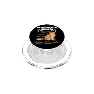 Drôle de chat persan maman papa miaou PopSockets PopGrip pour MagSafe
