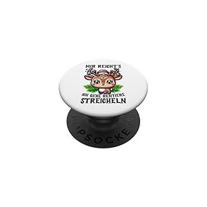 Mir Reicht&acute;s Ich Gehe Rentiere Streicheln No&euml;l Renne No&euml;l PopSockets PopGrip Adh&eacute;sif