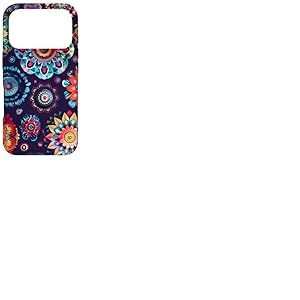 Mandala d&eacute;coratif aux Couleurs Vives Coque pour iPhone 17 Pro