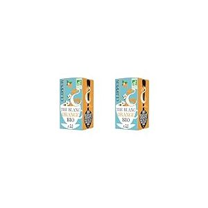 CLIPPER - Lovely Thé Blanc Bio à l'Orange - 20 sachets de Thé Bio - 2 paquet