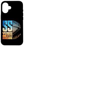 55e Anniversaire Homme basketteur Basket 55 Ans Coque pour iPhone 16