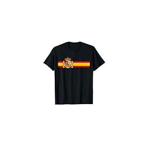 Drapeau national espagnol de l'Espagne - Bande colorée de Madrid Barcelone T-Shirt