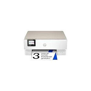 HP Envy Inspire 7220e, 242P6B, Imprimante Multifonction à Jet d'Encre A4 Couleur, Recto Verso Automatique, 22 ppm, Wi-Fi, 6 mois de forfait Instant Ink gratuit, Blanche