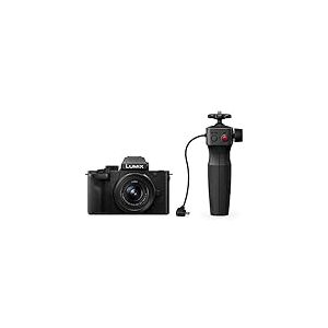 Panasonic Cam&eacute;ra syst&egrave;me Lumix DC-G110VEG-K (20 MP, 4K, stabilisateur d'image, &eacute;cran tactile 7,5 cm, objectif 12-32 mm, tr&eacute;pied, noir)