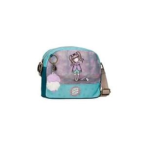 Gorjuss A Whispered Key Sac à bandoulière Multicolore 20,5 x 16,5 x 6 cm Nylon, Multicolore, Talla única, Bandoulière