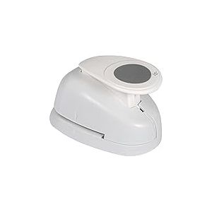Rayher Perforatrice Fantaisie Ronde de 3,81cm (1,5) - Idéale pour Scrapbooking et Loisirs Créatifs - Gris