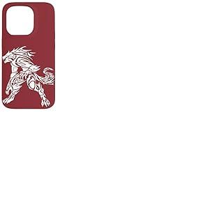 Loup-garou tribal Coque pour iPhone 15 Pro