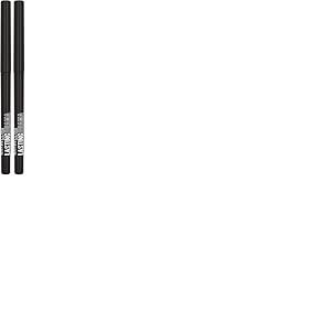 MAYBELLINE NEW YORK - Lasting Drama - Crayon Eyeliner Waterproof - Regard Souligné & Intense - Fini Mat Poudré - Tenue 36H* - Pointe Crayon Automatique - Formule Ultra Pigmentée - Black Out Drama