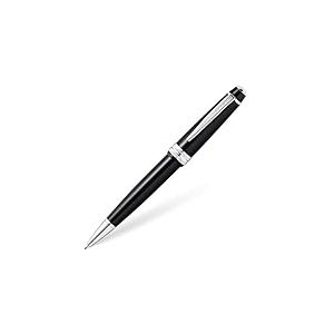Cross Bailey Light Glossy Black Resin INCL. Stylo &agrave; bille Coffret cadeau Premium - Stylo &agrave; bille moyen rechargeable