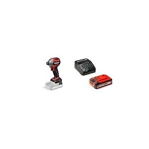 Einhell Professional Visseuse &agrave; chocs sans fil TP-CI 18/250 Li BL-Solo Power X-Change (18 V, couple de 250 Nm, moteur sans charbon, porte-embout 6 pans creux) avec Batterie 4,0Ah PLUS et Chargeur