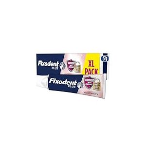 Fixodent Crème Adhésive Plus Barrière Anti-Particules, Pour Prothèses Totales et Partielles, Goût Neutre, Tenue Et Confort Tout Au Long De La Journée, 57ml