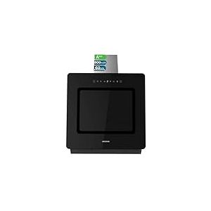 Cecotec Hotte Aspirante 60 cm Bolero Flux DT 608002 Glass Black A++ Hottes avec puissance d'aspiration de 800m3/h, 3 niveaux de puissance, éclairage LED et contrôle gestuel.