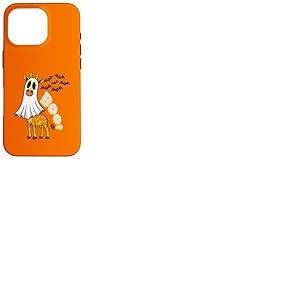 Girafe Boo Costume d'halloween Citrouille Cool et Amusant fantôme Boo Coque pour iPhone 16 Pro