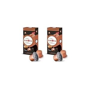 Gimoka M&eacute;lange Espresso Classico intensit&eacute; 12/13-100 Capsules Aluminium - Compatibles avec les machines &agrave; caf&eacute; &agrave; usage domestique Nespresso* - Produit en Italie (lot de 20 x 10)