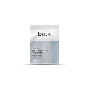 Bulk BCAA Instantanés En Poudre, 8 g d’acides aminés à chaîne ramifiée par portion, Citron & Citron Vert, 500 g